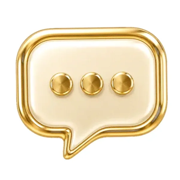 Three-dot speech bubble — Vegas Hero