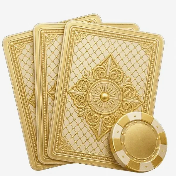 Playing cards and chip — Vegas Hero