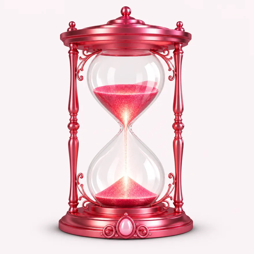 Ornate hourglass — Vegas Hero