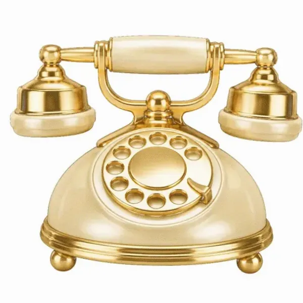 Vintage rotary telephone — Vegas Hero