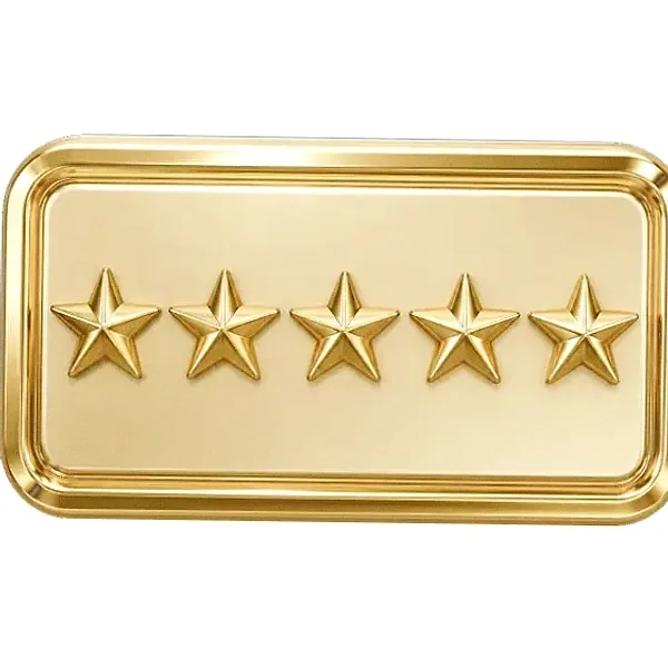 Five-star rating plaque — Vegas Hero