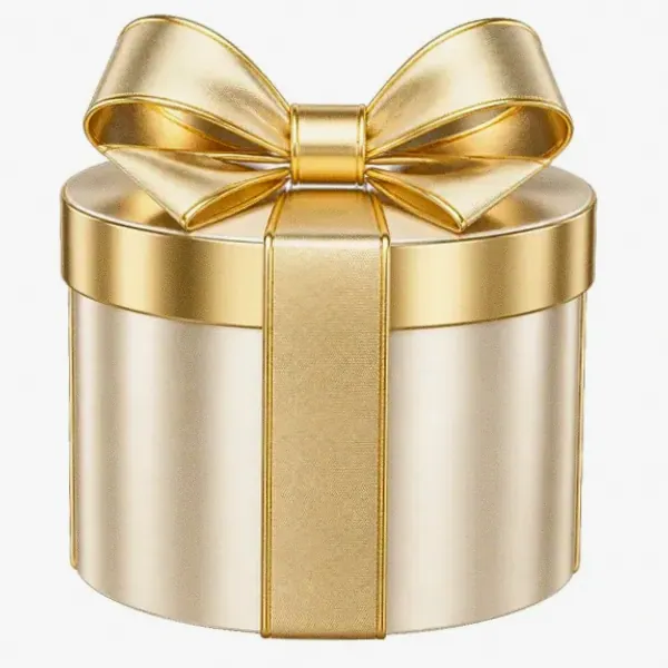 Round gift box — Vegas Hero