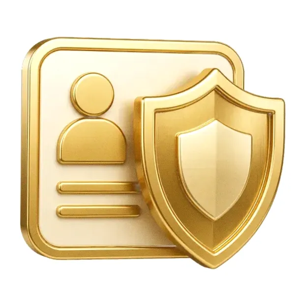 Shield and id card — Vegas Hero