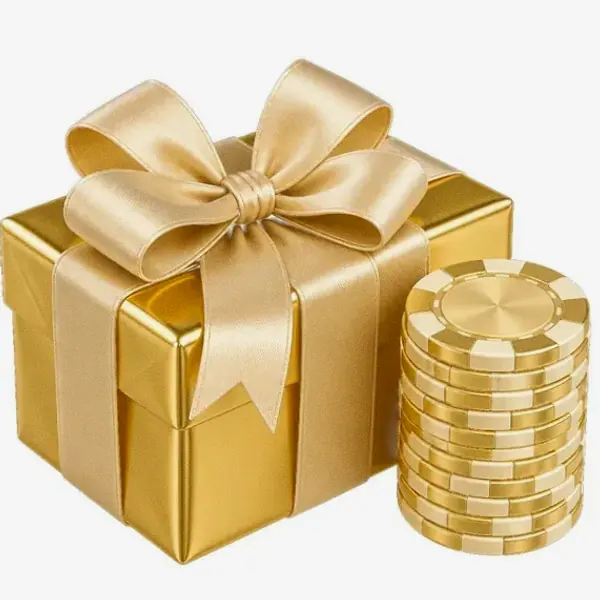 Gift box and chips — Vegas Hero